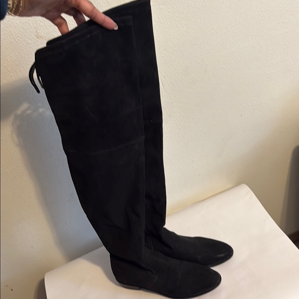Women's Black Knee-High Boots